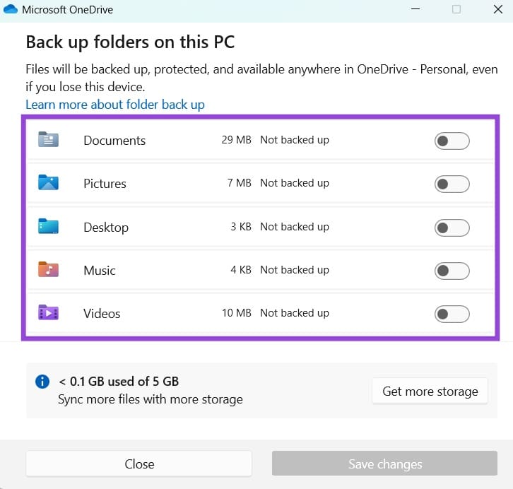 How-to-Stop-OneDrive-From-Syncing-a-Folder-4 أوقف مزامنة أي مجلد في OneDrive بسهولة دون حذف الملفات