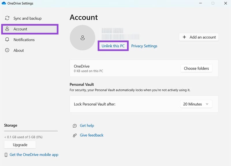 How-to-Stop-OneDrive-From-Syncing-a-Folder-9 أوقف مزامنة أي مجلد في OneDrive بسهولة دون حذف الملفات