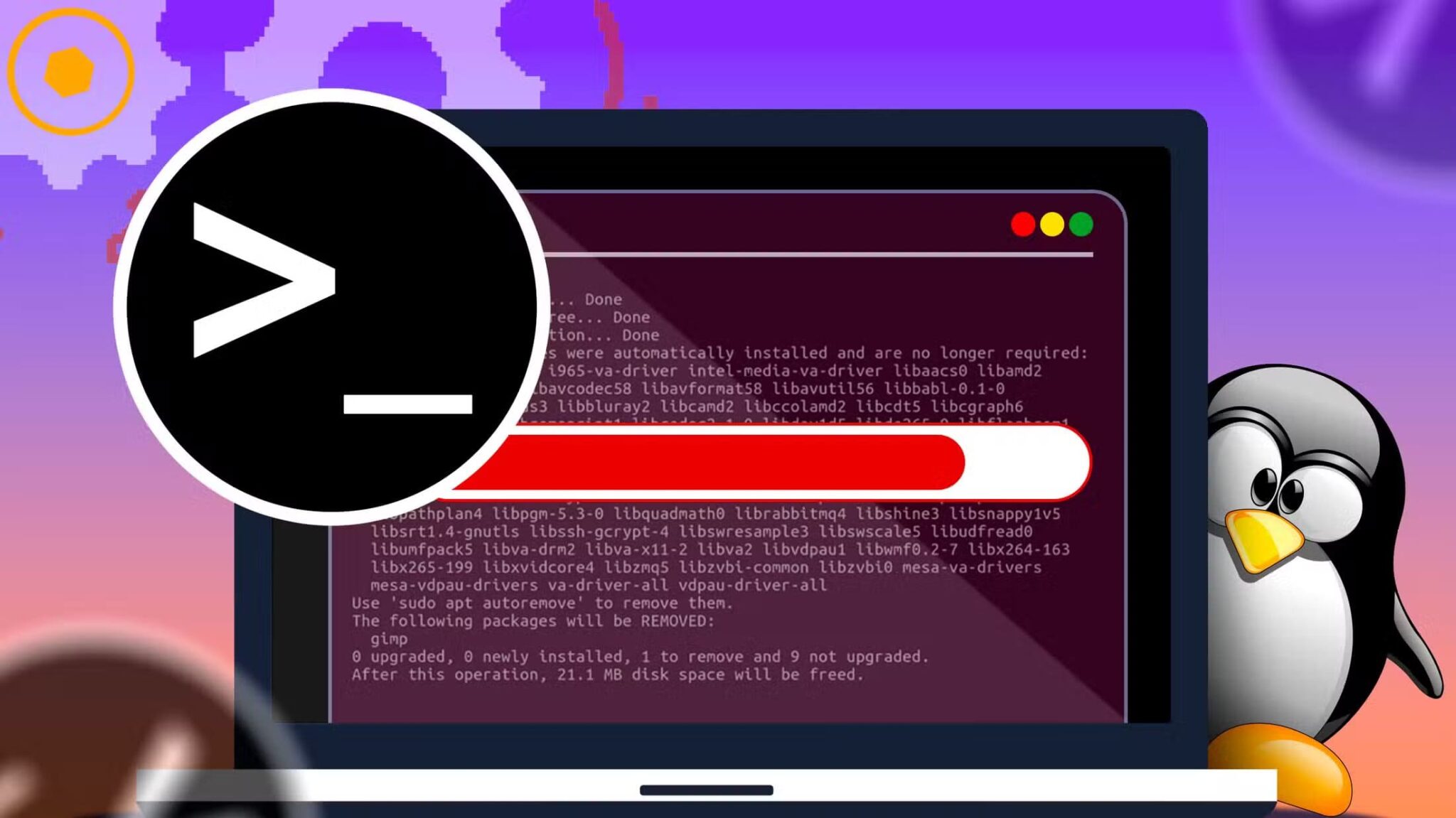 a-laptop-with-linux-terminal-uninstalling-an-app-scaled أفضل طريقة لإزالة تطبيقات Linux من جهاز Chromebook
