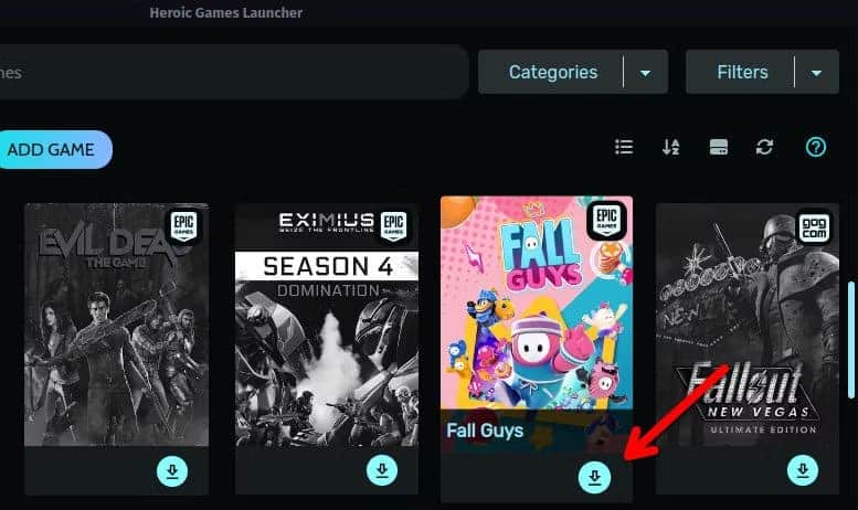 click-the-install-button-for-fall-guys-in-heroic-games-launcher أفضل الطرق لحل مشاكل Linux بنفسك بسرعة