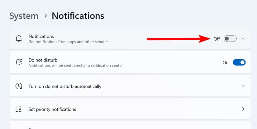 disable-notifications-window-1 إعدادات افتراضية في Windows 11 يجب تعطيلها لتحسين الأداء والتجربة