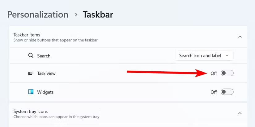 disable-widgets-window-1 إعدادات افتراضية في Windows 11 يجب تعطيلها لتحسين الأداء والتجربة