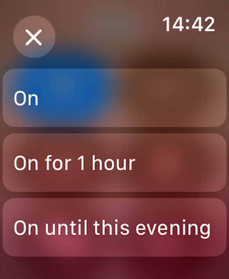 silent-mode-options-from-holding-the-silent-mode-icon-in-the-apple-watch-control-center أسرار مذهلة في مركز التحكم Apple Watch لا يعرفها معظم المستخدمين