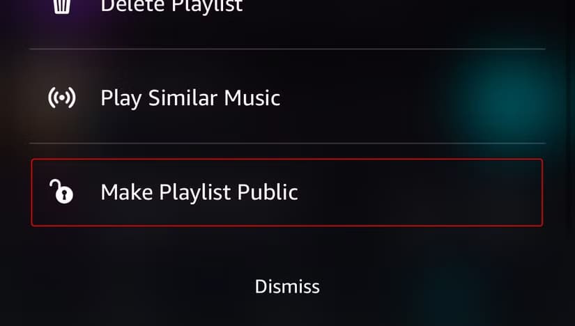 the-option-to-make-a-playlist-public-in-amazon-music-is-selected أفضل طريقة لمشاركة قائمة تشغيلك على Amazon Music بسهولة