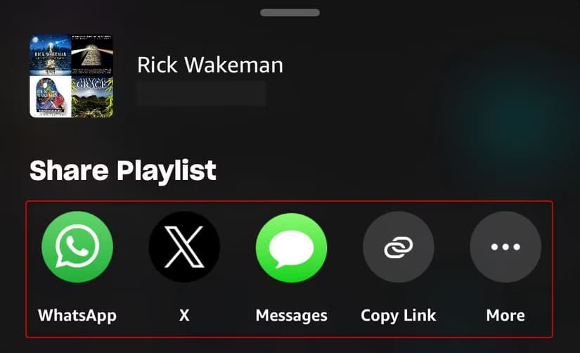 the-playlist-sharing-options-on-the-ios-amazon-music-app أفضل طريقة لمشاركة قائمة تشغيلك على Amazon Music بسهولة