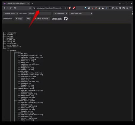 uithub-page-for-the-gnome-macos-theme كيف تجعل توزيعة Linux أكثر أمانًا بخطوات بسيطة