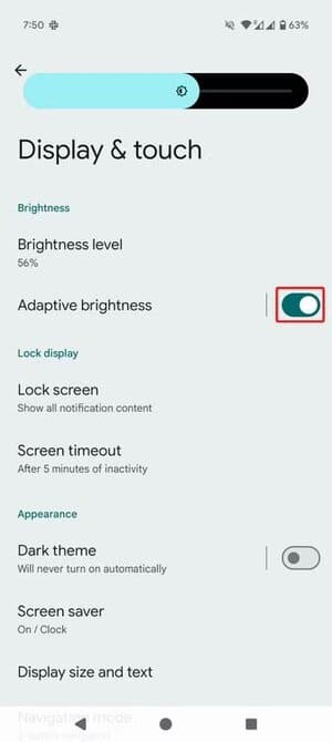 13-android-brightness-options استخدام هاتف Android القديم كشاشة ذكية لسيارتك