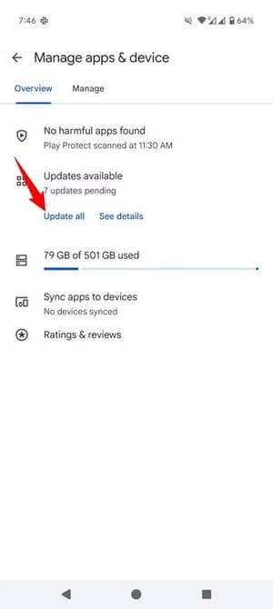 4-android-update-apps استخدام هاتف Android القديم كشاشة ذكية لسيارتك