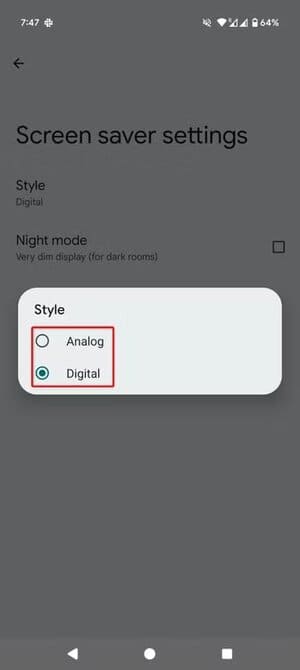 6-android-clock-type استخدام هاتف Android القديم كشاشة ذكية لسيارتك