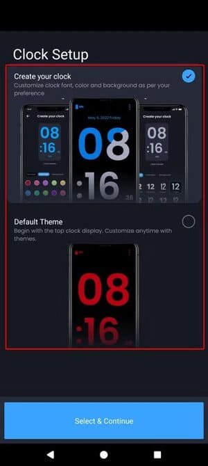 7-android-setup-clock استخدام هاتف Android القديم كشاشة ذكية لسيارتك