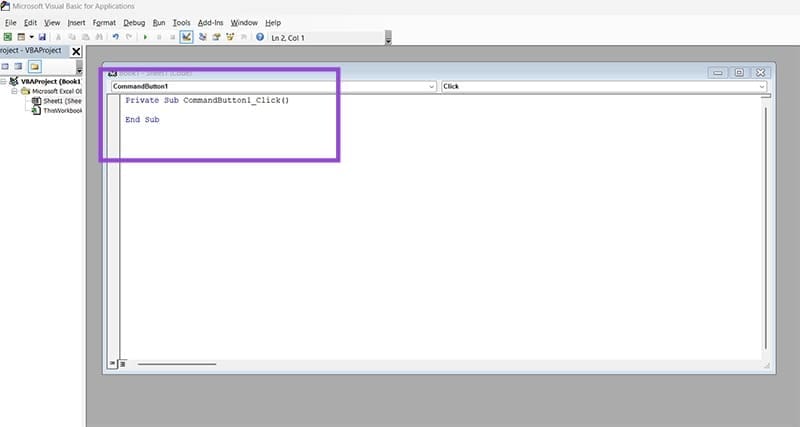 How-to-Create-a-Macro-Button-in-Excel-7 طريقة ربط زر بتشغيل ماكرو تلقائيًا في Excel لتسريع مهامك
