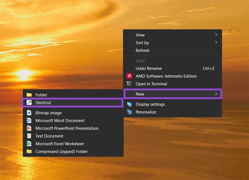 How-to-Hide-Files-and-Folders-Behind-a-Shortcut-4 طريقة إخفاء الملفات داخل اختصار لا يُثير الشك