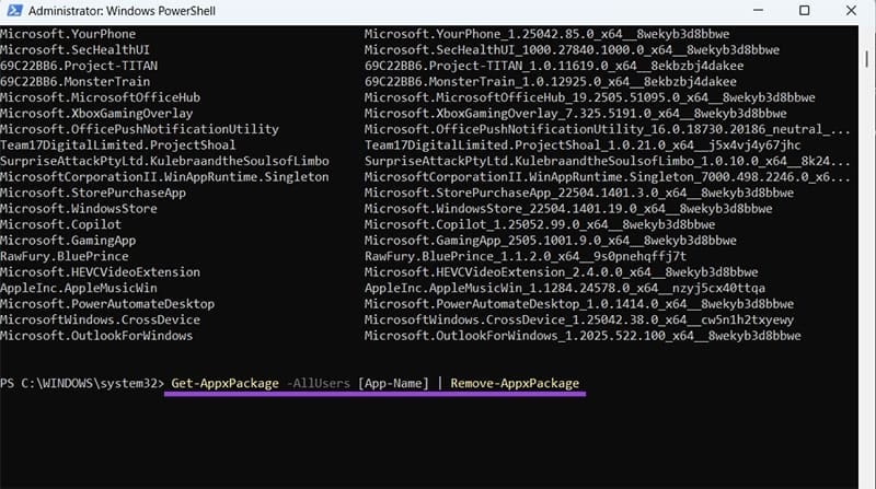 How-to-Remove-Bloatware-in-Windows-11-6 إزالة البرامج التي تُبطئ Windows 11