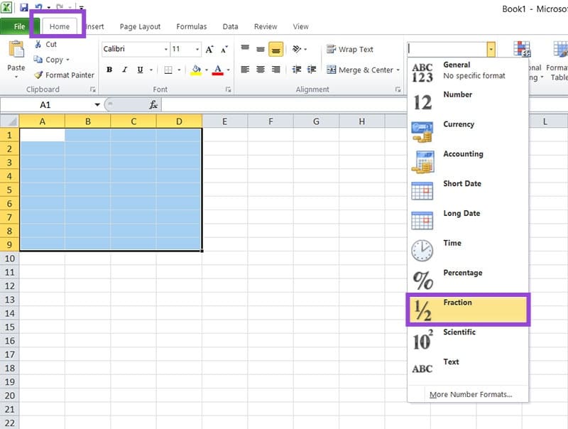 How-to-Stop-Excel-Changing-Fractions-to-Dates-4 منع Excel من تحويل الكسور إلى تواريخ تلقائيًا