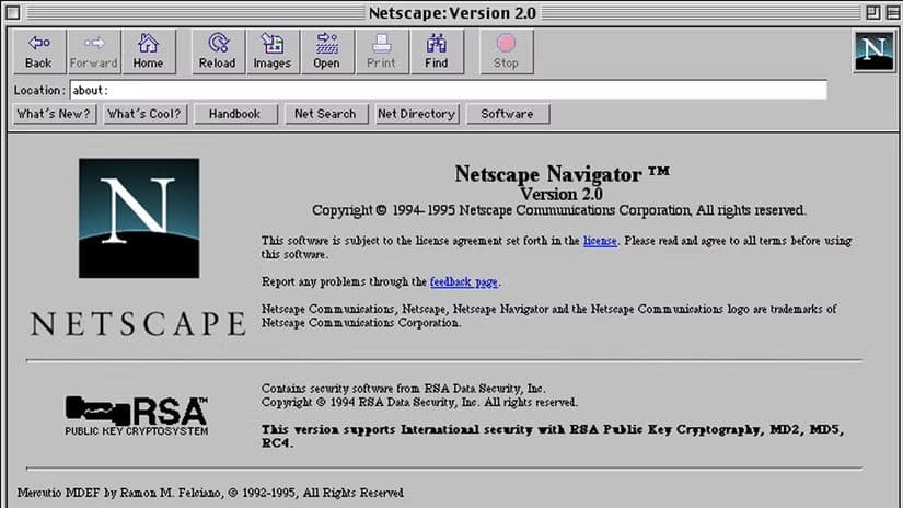 Netscape20 متصفحات اختفت نهائيًا بعد أن كانت تنافس بقوة