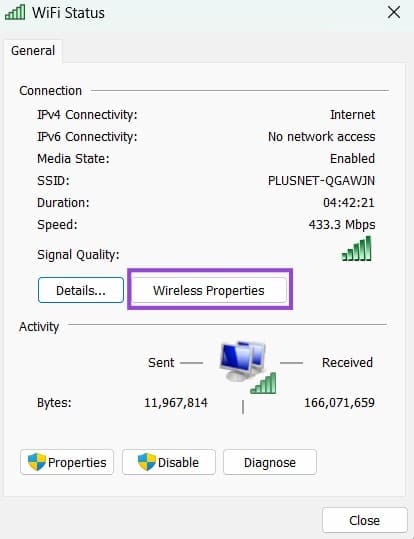 Ways-to-View-Saved-Wi-Fi-Passwords-on-Windows-11-5 معرفة كلمة سر الواي فاي المخزنة على Windows 11