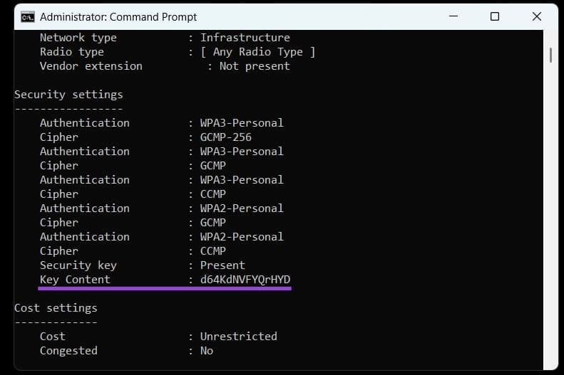 Ways-to-Windows-11-View-Saved-Wi-Fi-Passwords-11 معرفة كلمة سر الواي فاي المخزنة على Windows 11