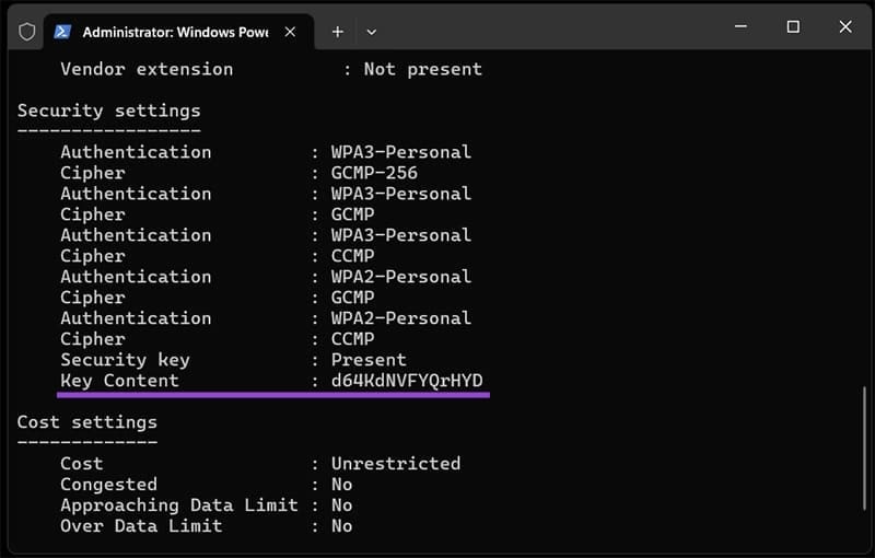 Ways-to-Windows-11-View-Saved-Wi-Fi-Passwords-15 معرفة كلمة سر الواي فاي المخزنة على Windows 11