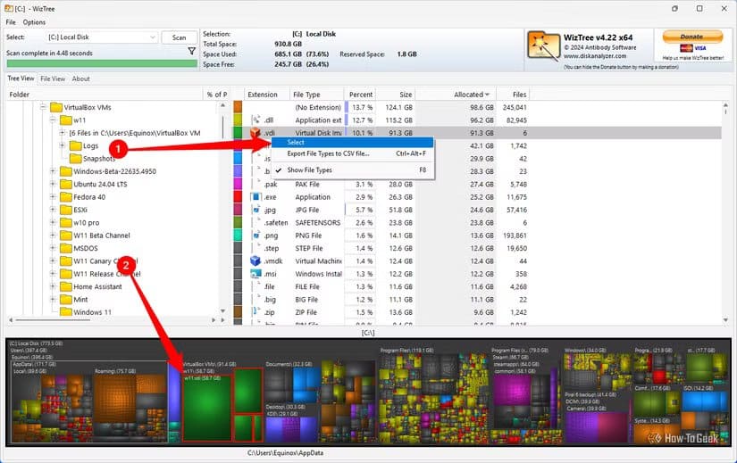 deleting-vdis تحرير مساحة تخزين Windows 11 بسرعة وأمان