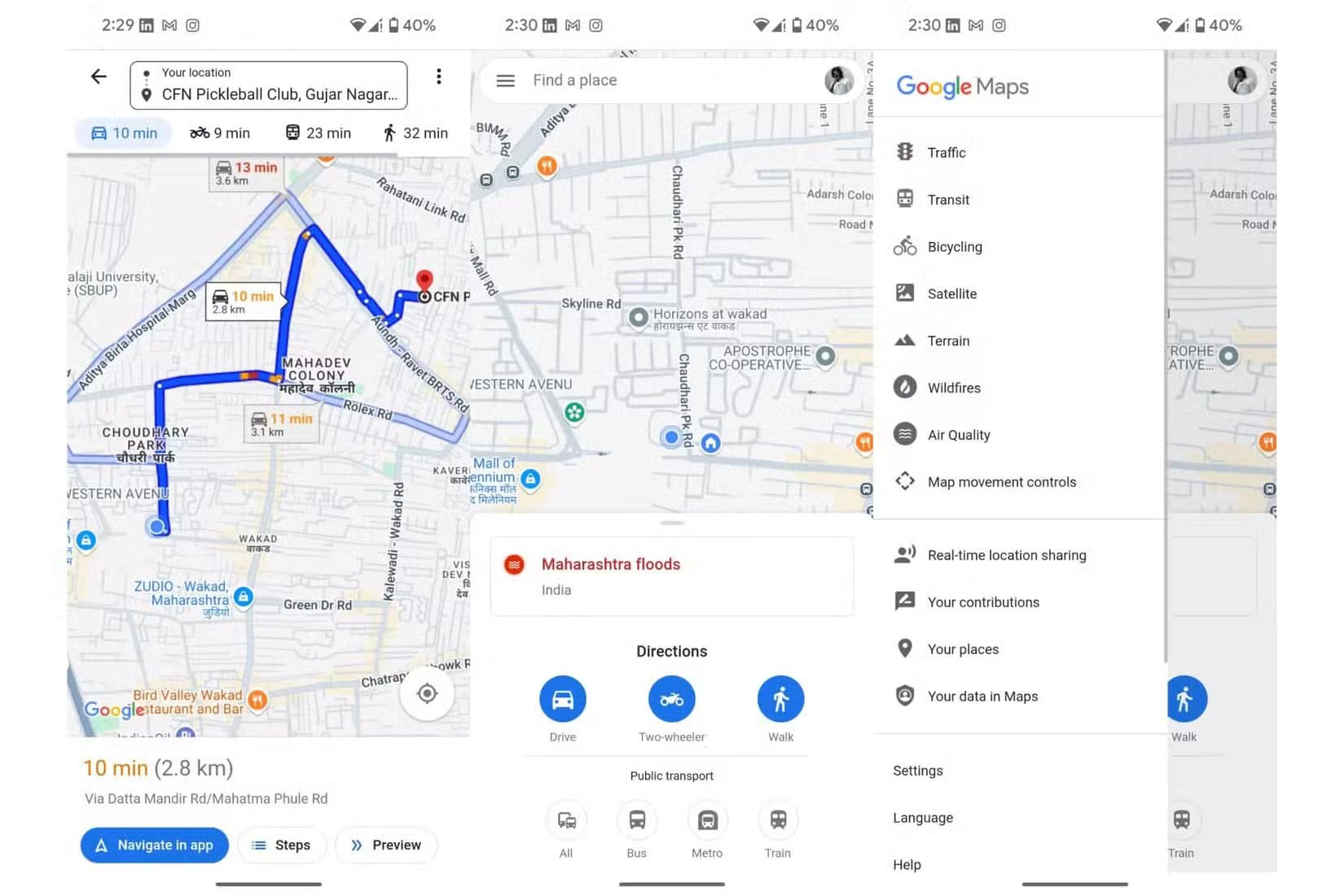 features-of-google-maps-go تطبيقات Google الخفية الأكثر فائدة