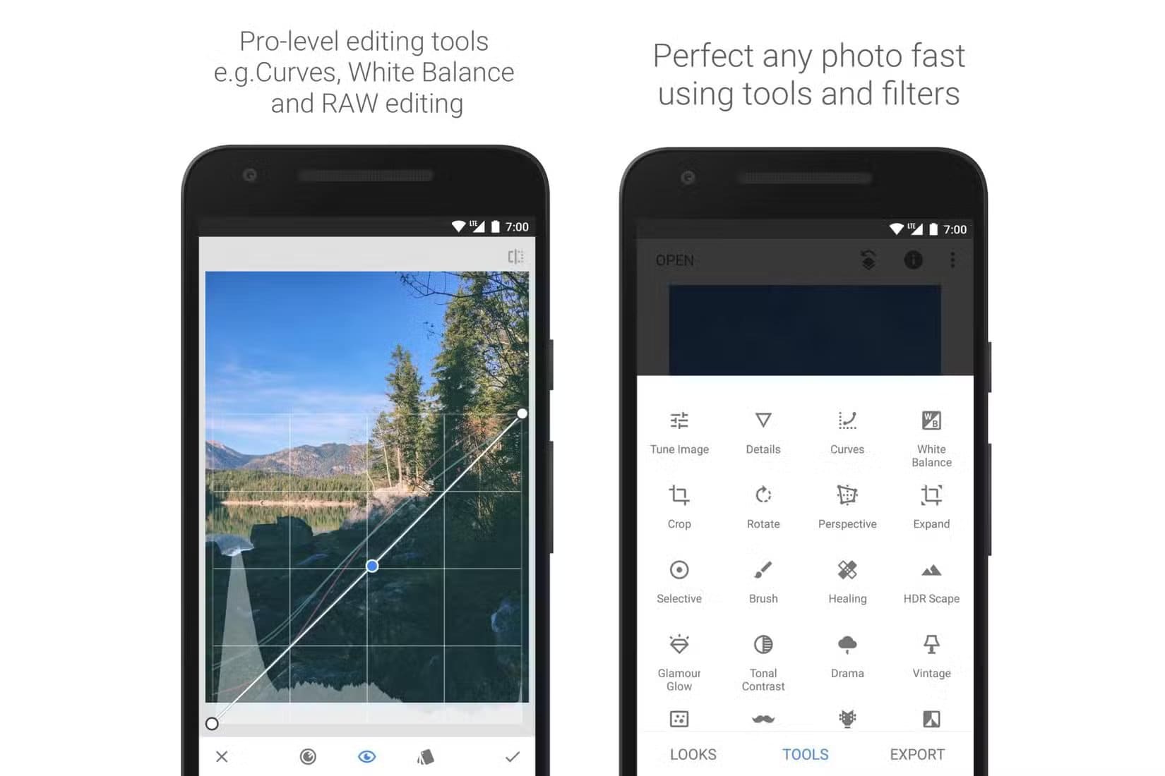 features-of-google-snapseed تطبيقات Google الخفية الأكثر فائدة