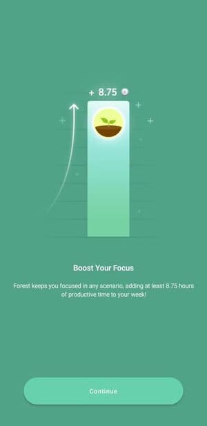 forest-app-screen-4 10 طرق فعالة لتقليل استخدام iPhone وتحسين التركيز