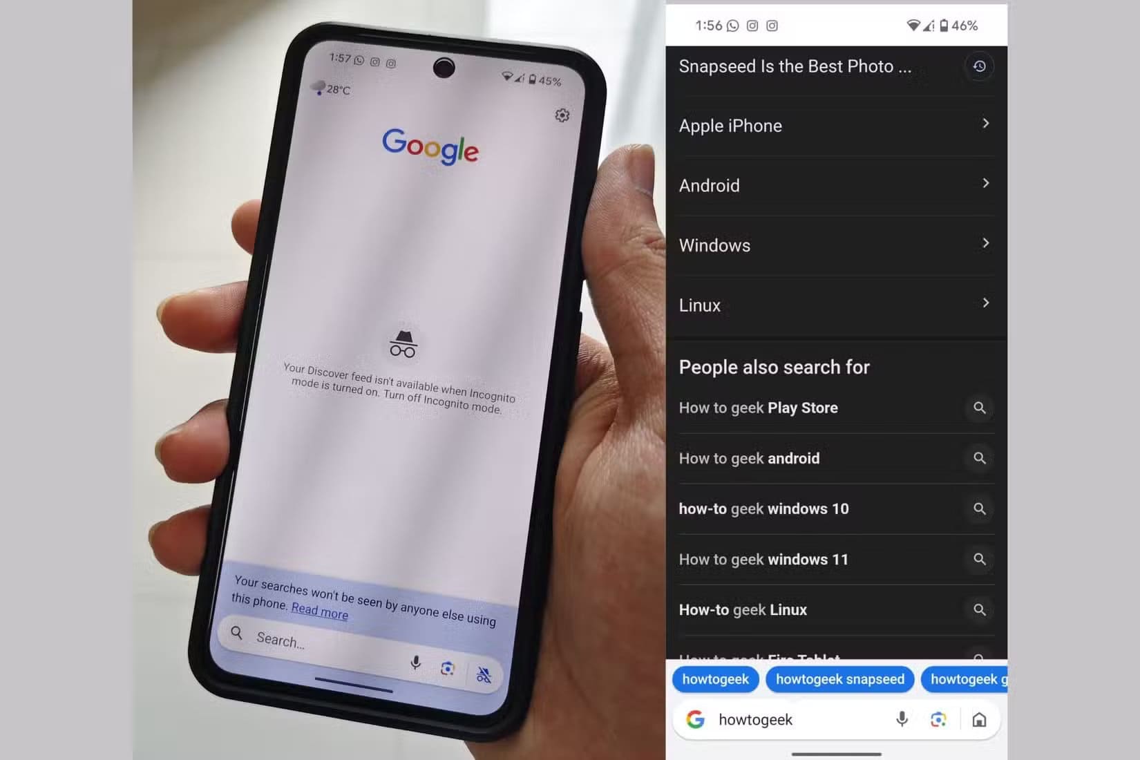 google-go-incognito-mode تطبيقات Google الخفية الأكثر فائدة