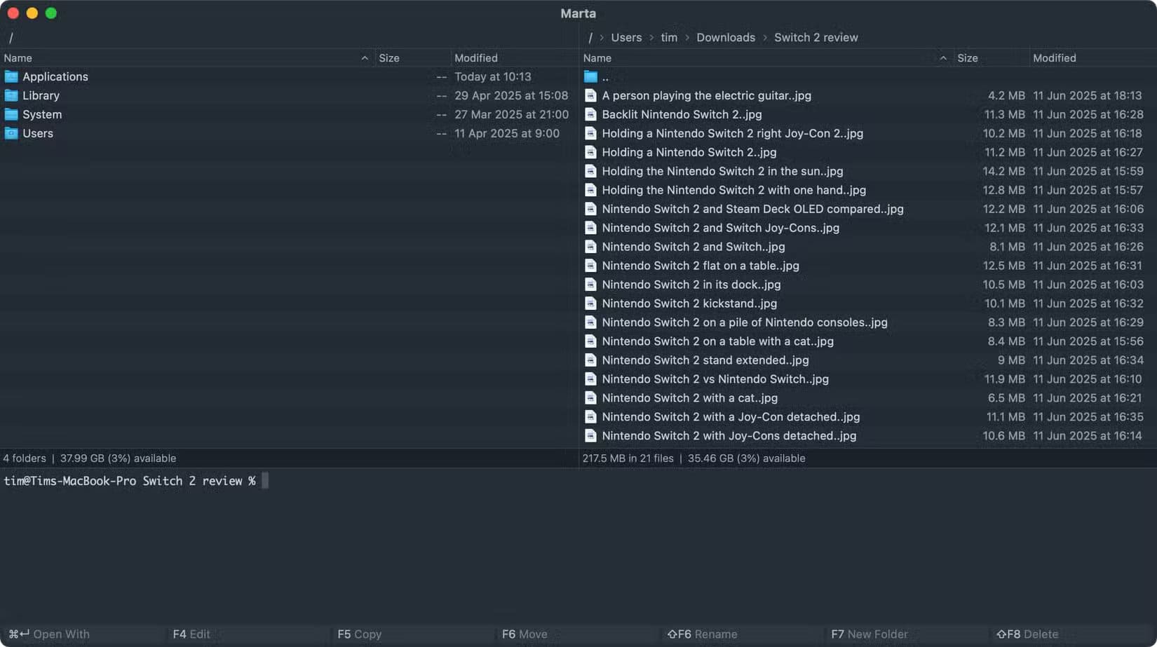 marta-for-macos مدير الملفات الذي يغنيك عن Finder على Mac