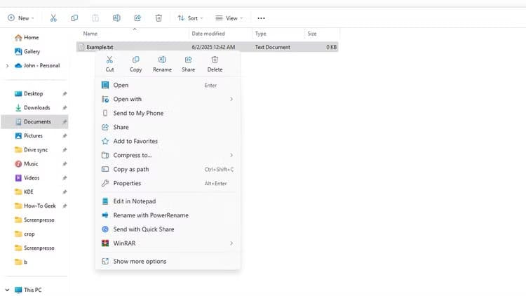 new-right-click-click-context-menu ما التعديلات التي يجب إدخالها على سجل النظام بعد تثبيت Windows 11 لتحسين الأداء