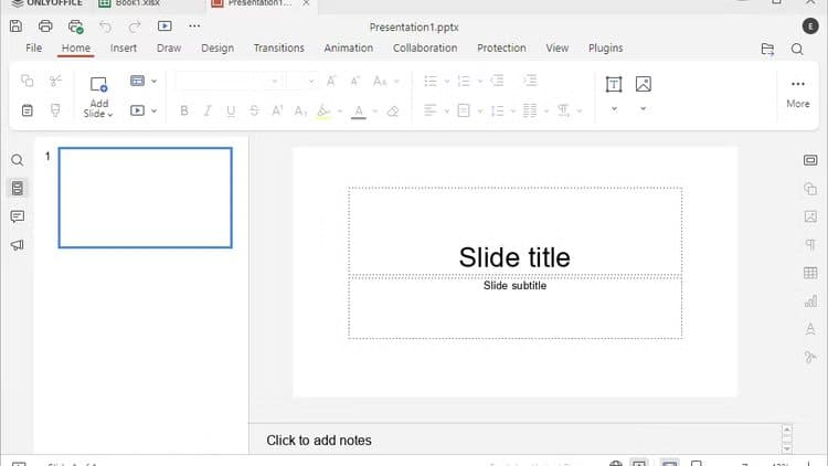 onlyoffice-presentation برامج كتابة مفتوحة المصدر تغنيك عن Word