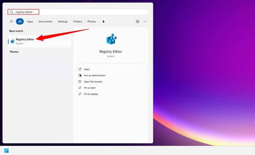 run-reg ما التعديلات التي يجب إدخالها على سجل النظام بعد تثبيت Windows 11 لتحسين الأداء