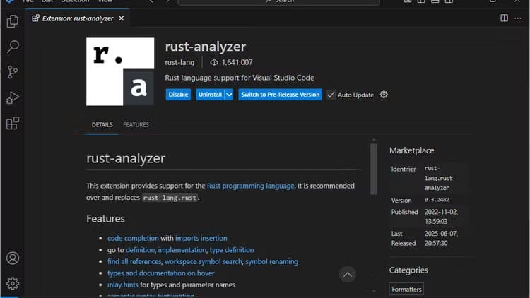 rust-analyzer أفضل تطبيقات ويندوز مفتوحة المصدر لتحسين الأداء والإنتاجية