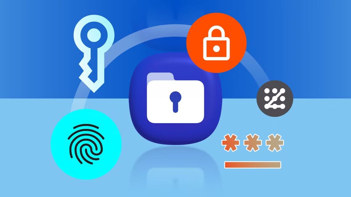 samsung-secure-folder-logo-surrounded-by-security-symbols إعدادات تجعل Samsung Secure Folder أكثر حماية من أي وقت مضى