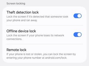 samsung-theft-detection-lock-toggle كيف تؤمن هاتف سامسونج من السرقة وحماية بياناتك الشخصية بخطوات بسيطة
