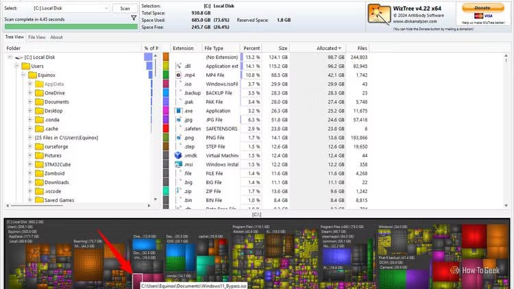 selecting-and-deleting-an-individual-iso-1 تحرير مساحة تخزين Windows 11 بسرعة وأمان