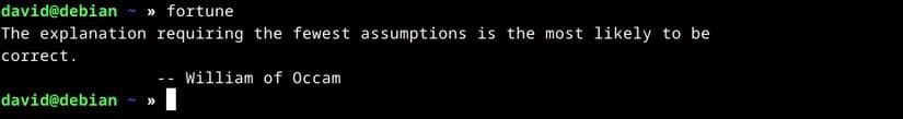 terminal-fortune أدوات Terminal أساسية في Linux يُفضل تثبيتها بعد أي تثبيت جديد