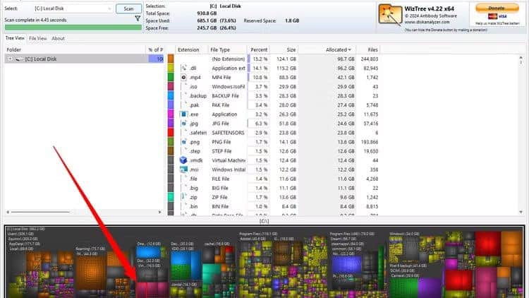 the-iso-file-has-been-deleted تحرير مساحة تخزين Windows 11 بسرعة وأمان