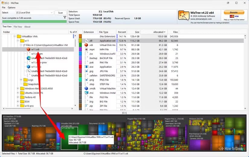 vdi-file تحرير مساحة تخزين Windows 11 بسرعة وأمان
