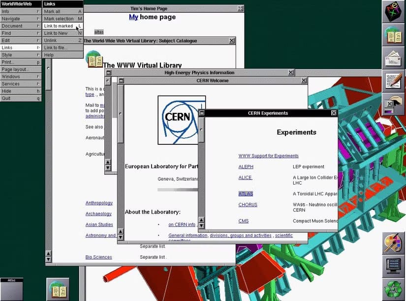 worldwideweb-nexus-screenshot متصفحات اختفت نهائيًا بعد أن كانت تنافس بقوة