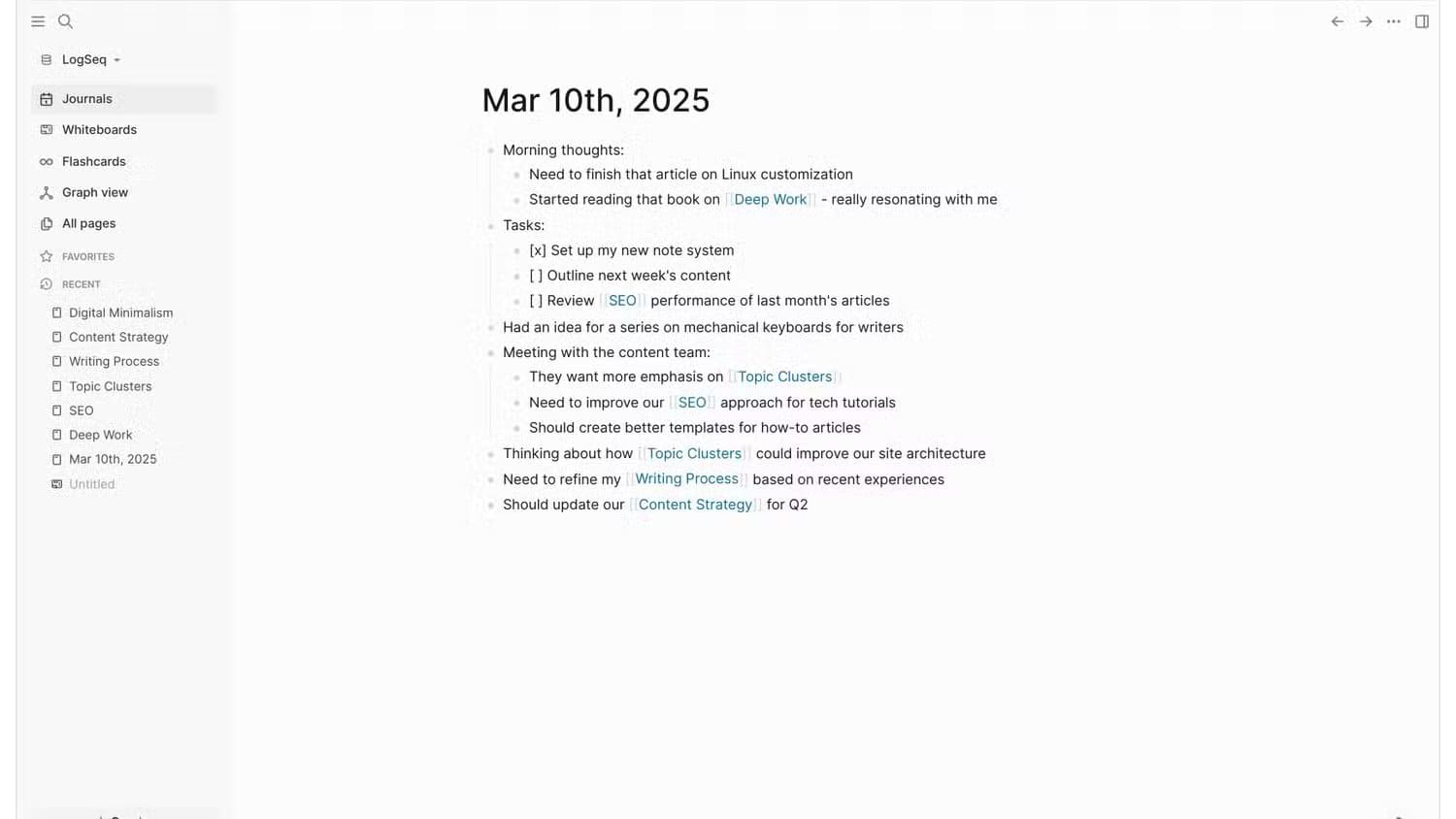 3a-logseq-journal-page تشغيل كل البرامج المهمة على Linux باستخدام هذه الحلول العملية