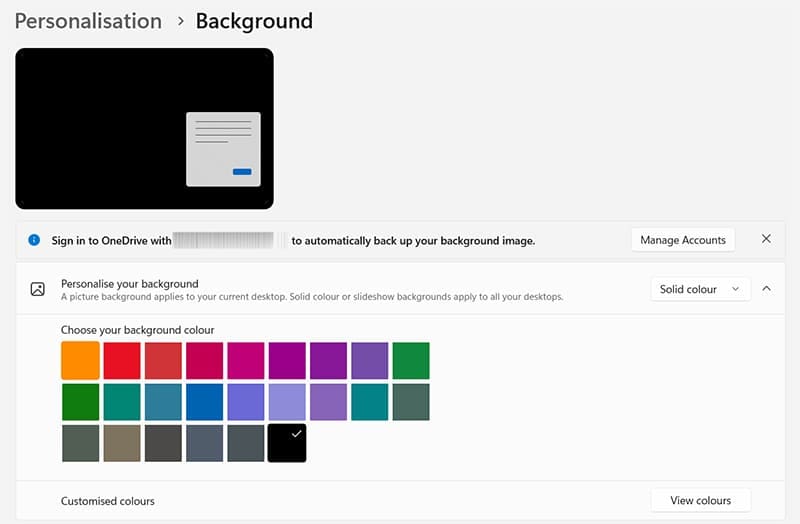 Change-Font-Color-on-Desktop-Icons-Windows-11-4 تغيير لون نص أيقونات سطح المكتب في Windows 11 بسهولة