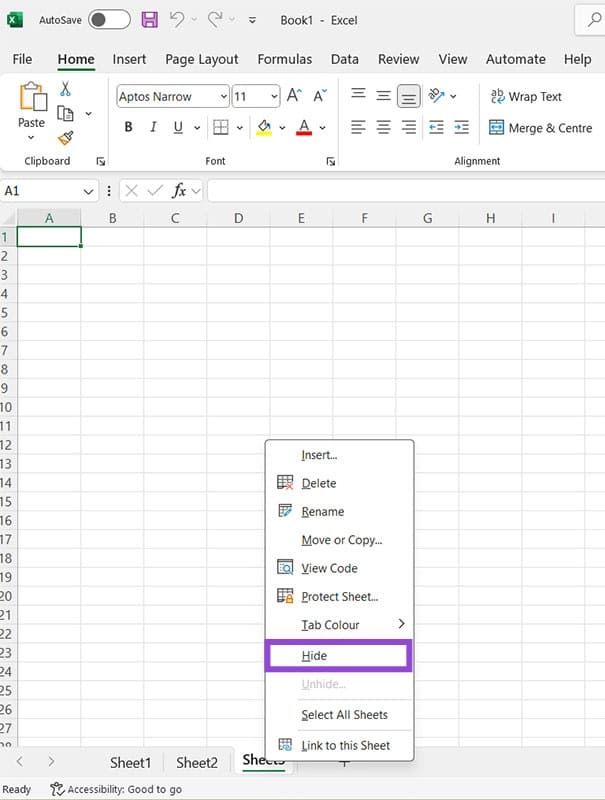 How-to-Hide-an-Excel-Sheet-1 أسهل طريقة لإخفاء ورقة في Excel لحماية بياناتك