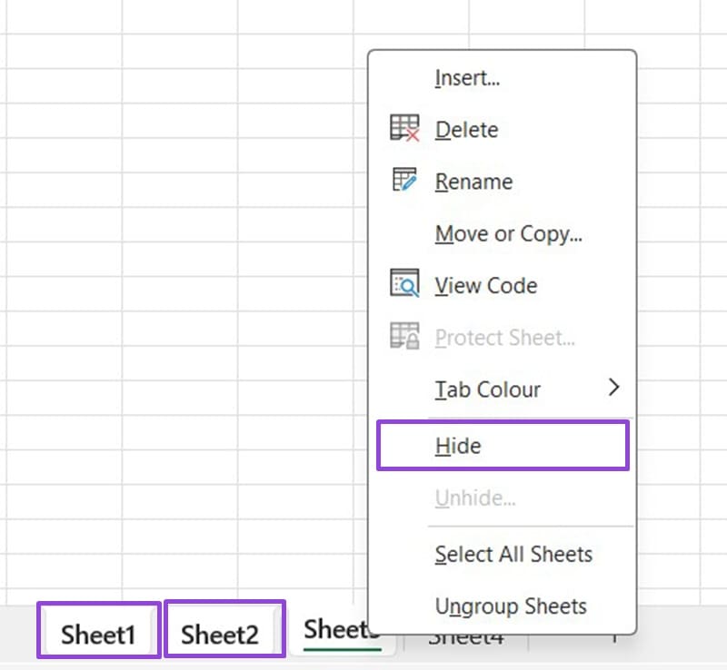 How-to-Hide-an-Excel-Sheet-2.1 أسهل طريقة لإخفاء ورقة في Excel لحماية بياناتك