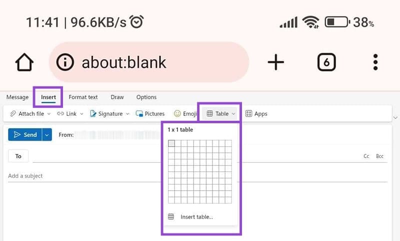How-to-Insert-a-Table-in-Outlook-Email-10 إدراج جدول منسق في رسالة Outlook بخطوات بسيطة