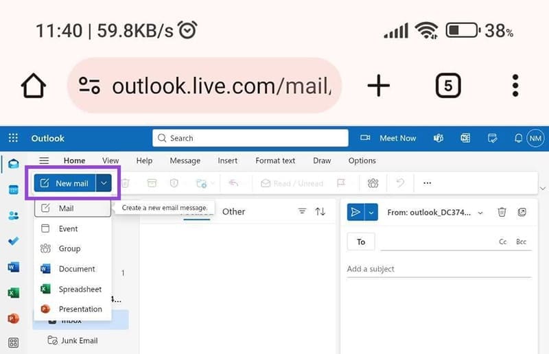 How-to-Insert-a-Table-in-Outlook-Email-9 إدراج جدول منسق في رسالة Outlook بخطوات بسيطة