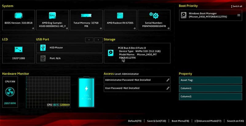 How-to-Take-a-Screenshot-in-BIOS-2 أفضل طريقة لأخذ لقطة شاشة من BIOS دون برامج معقدة