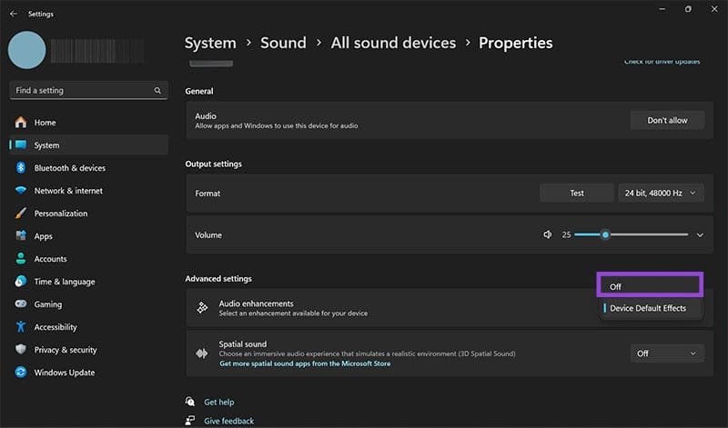 No-Sound-After-Windows-11-Update-10 طريقة إصلاح مشكلة الصوت بعد تحديث Windows 11