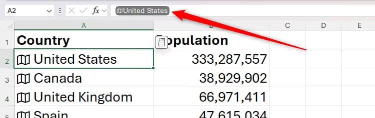 a-geography-value-token-in-the-excel-formula-bar ميزات رائعة في Excel ستغير طريقة عملك هذا الشهر