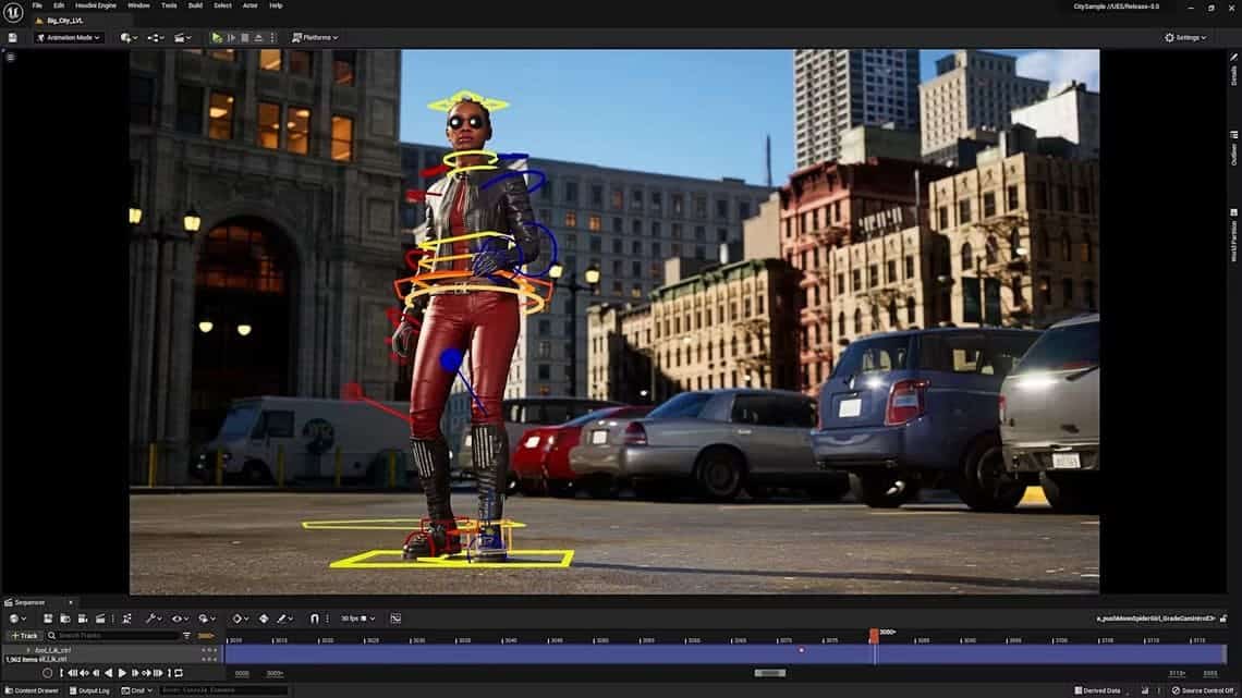 an-animator-animating-a-matrix-character-in-the-unreal-engine الفجوة بين وعود Unreal Engine 5 وتجربة اللعب الفعلية