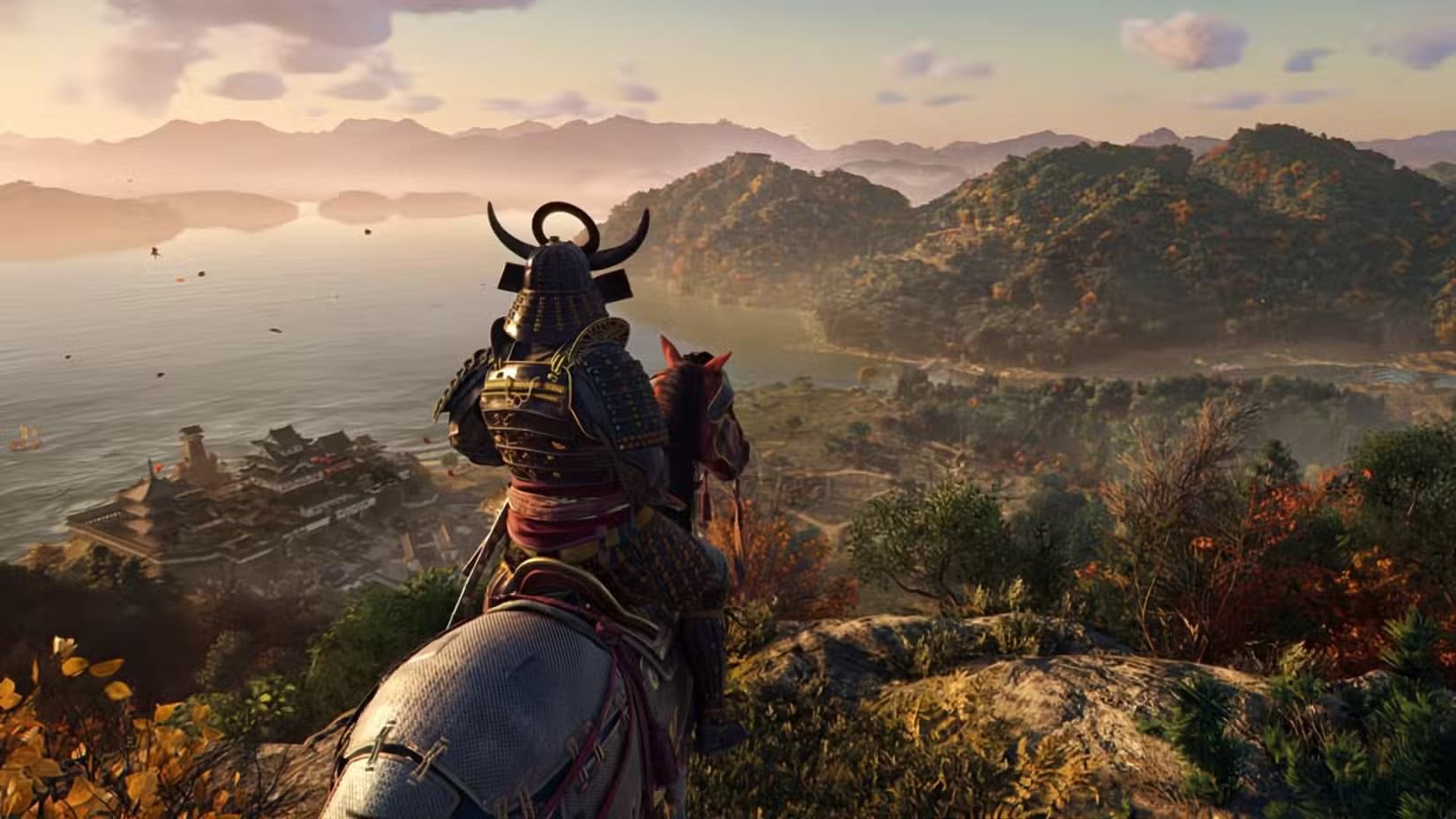 assassin-s-creed-shadows-samurai-looking-at-society-from-cliff لماذا تثير ألعاب الفيديو الحديثة مخاوف متزايدة لدى المستخدمين
